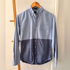 Men’s J. Crew Color Block Button-Down Shirt
